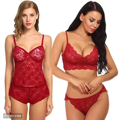 Buy Womens hot sexy net lace Baby doll Lingerie/bikni set/Bridal babydoll  lingerie set for honeymoon/bra panty/wedding night/bridal/aniversery  lingerie/newly married couples/first night/Nightwear/Nighty Online In India  At Discounted Prices