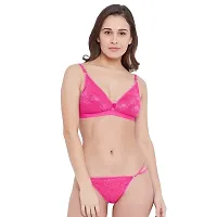 Fihana Women`s Multicolor Bra Panty and Bikini Set For Honeymoon Anniversary Lingerie Small To 3XL-thumb1