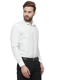 RG DESIGNERS Solid Slim Fit Full Sleeve Cotton Formal Shirt-thumb1