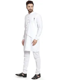 RG DESIGNERS Cross Stitch Kurta with Churidar for Men-thumb3