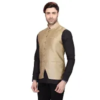 RG Designers Men's Sleeveless Nehru Jacket-thumb1