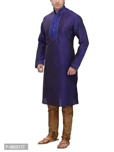 RG DESIGNERS Men's Silk Kurta Pyjama Set-thumb3