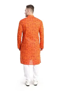 RG Designers Printed Cotton Kurta set For mens-thumb1