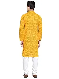 RG Designers Printed Cotton Kurta set For mens-thumb3