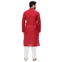 RG DESIGNERS Men's Cotton Blend Classic Kurta (Handloom)-thumb2