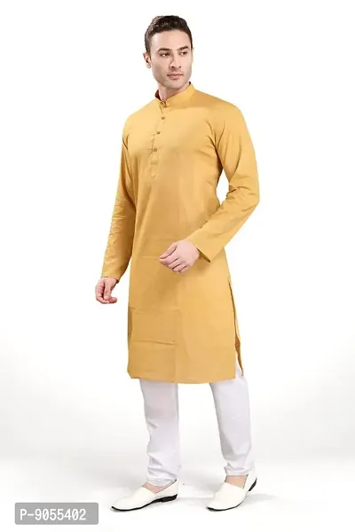 R VASUDEV Solid Cotton Kurta Churidhar set for mens-thumb3