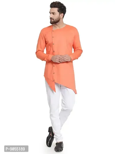 RG DESIGNERS Cross Stitch Kurta with Churidar for Men-thumb0