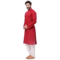 R VASUDEV Solid Cotton Kurta Churidhar set for mens-thumb2