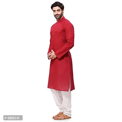 R VASUDEV Solid Cotton Kurta Churidhar set for mens-thumb3