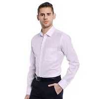 RG DESIGNERS Pink Solid Slim Fit Formal Shirt-thumb3