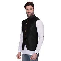 RG Designers Men's Sleeveless Nehru Jacket-thumb1