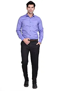 RG DESIGNERS Navy Slim Fit Men's Formal Trousers DN1000-thumb4