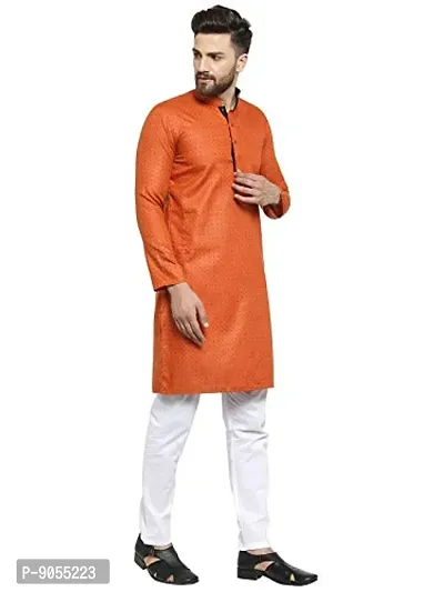 RG Designers Long Sleeve Traditional Kurta Pyjama Set for Men-thumb3