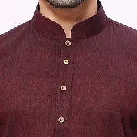 R VASUDEV Solid Cotton Kurta Churidhar set for mens-thumb4