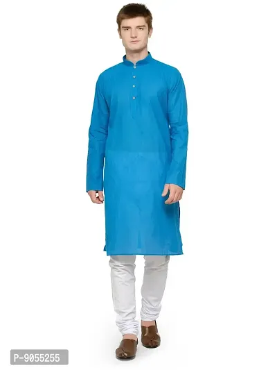 RG DESIGNERS Men's Cotton Blend Classic Kurta (Handloom)