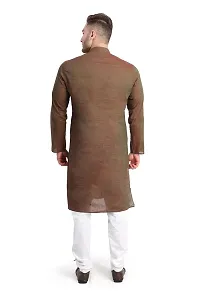 RG DESIGNERS Men's Cotton Blend Classic Kurta (Handloom)-thumb1