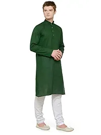 R VASUDEV Solid Cotton Kurta Churidhar set for mens-thumb1