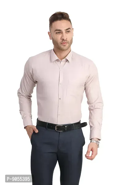 R VASUDEV Slim Fit Solid Formal Shirt for Mens-thumb3