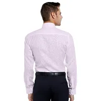 RG DESIGNERS Pink Solid Slim Fit Formal Shirt-thumb2