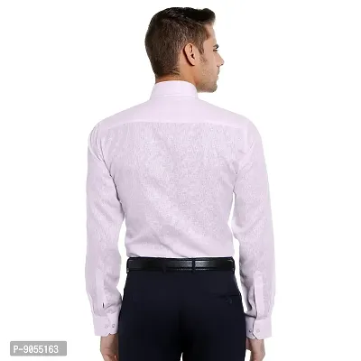 RG DESIGNERS Pink Solid Slim Fit Formal Shirt-thumb3