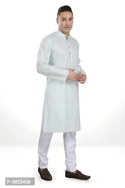 RG Designers Linen Look Kurta Set For Mens-thumb3