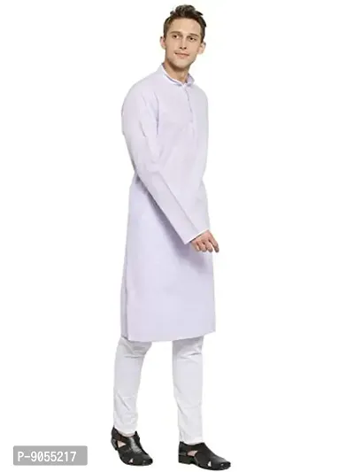 RG Designers Plain Cotton Linen Kurta Pyjama Set for Men-thumb3