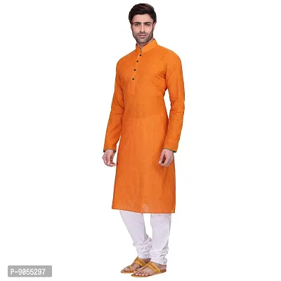 RG DESIGNERS Men's Full Sleeve Kurta Pyjama Set-thumb3