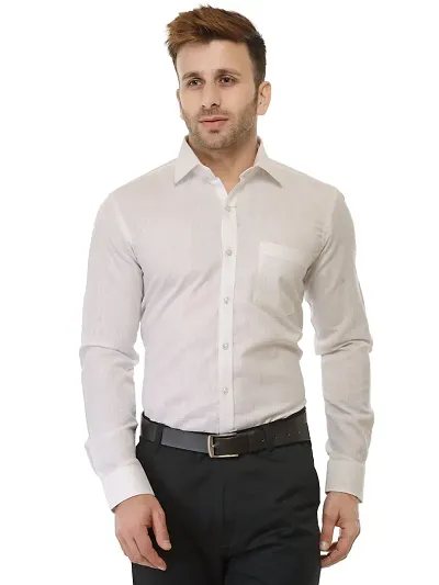 RG DESIGNERS Solid Slim Fit Formal Shirt