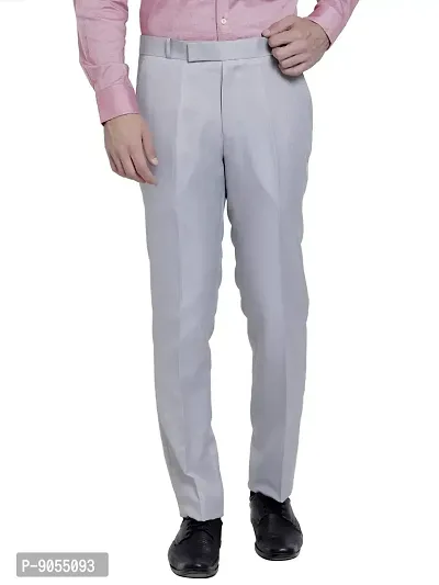 RG DESIGNERS Slim Fit Poly Cotton Formal Trouser for Men-thumb0