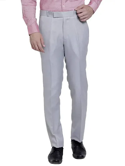 RG DESIGNERS Slim Fit Poly Cotton Formal Trouser for Men
