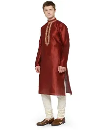 RG DESIGNERS Full Sleeves Kurta Pyjama Set for Men-thumb3