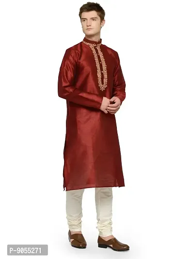 RG DESIGNERS Full Sleeves Kurta Pyjama Set for Men-thumb2