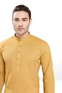 R VASUDEV Solid Cotton Kurta Churidhar set for mens-thumb4