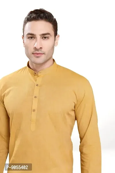 R VASUDEV Solid Cotton Kurta Churidhar set for mens-thumb5