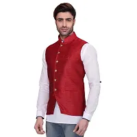 RG Designers Men's Sleeveless Nehru Jacket-thumb1