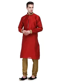 RG Designers ART Silk Kurta Set For MEns-thumb1