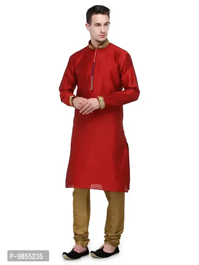 RG Designers ART Silk Kurta Set For MEns-thumb2