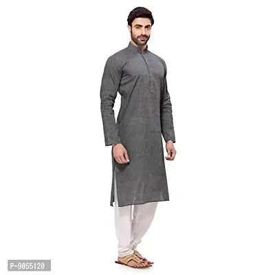 R VASUDEV Solid Cotton Kurta Churidhar set for mens-thumb2