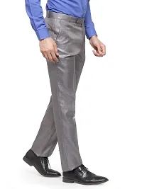 RG DESIGNERS Men Dark Brown Pencil Slim Fit Formal Trousers_RGDSSCJio6_LightChoco-thumb1