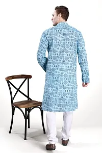 R VASUDEV Warli Print Kurta Churidhar set for mens-thumb3