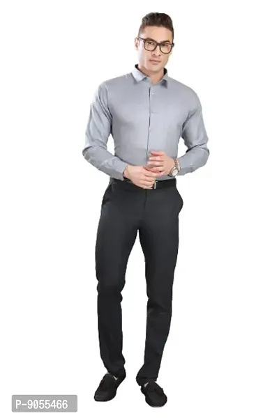 R VASUDEV Slim Fit Solid Formal Shirt for Mens-thumb0