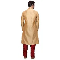 R VASUDEV Art Silk Kurta Churidhar set for mens-thumb3