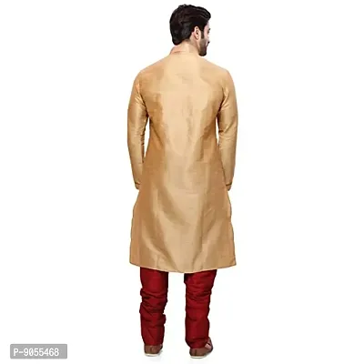 R VASUDEV Art Silk Kurta Churidhar set for mens-thumb4