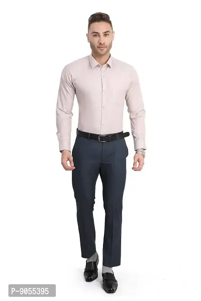 R VASUDEV Slim Fit Solid Formal Shirt for Mens-thumb0