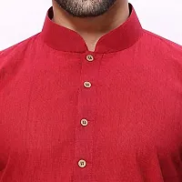 R VASUDEV Solid Cotton Kurta Churidhar set for mens-thumb4