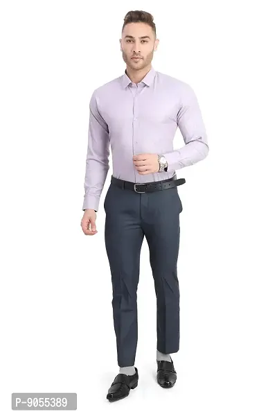 RG DESIGNERS Solid Slim Formal Shirts for Mens-thumb0