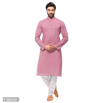 RG DESIGNERS Men's Cotton Blend Classic Kurta (Handloom)