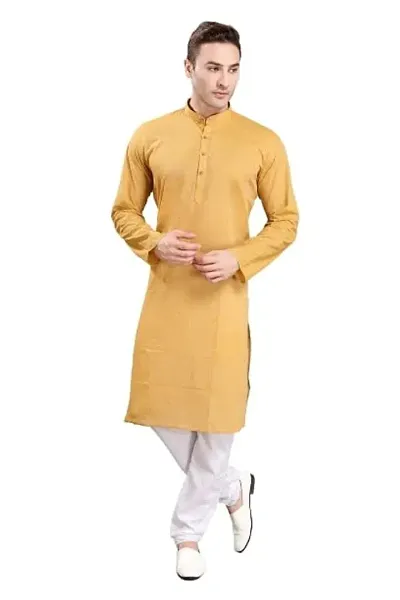 RG DESIGNERS Men's Blend Classic Kurta (Handloom)