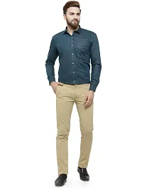 RG DESIGNERS Solid Slim Fit Formal Shirt (38, Dblue)-thumb3