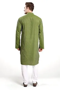 R Vasudev Jacquard Textured Kurta Set For Mens-thumb3